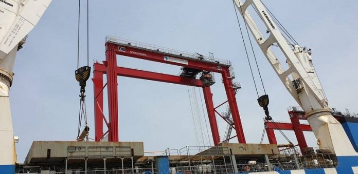 Acquisition de 4 nouvelles grues portique pour le port de Conakry