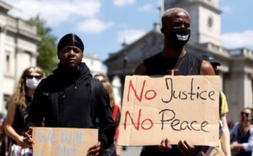 Mort de George Floyd des milliers de manifestants dans le centre de Londres