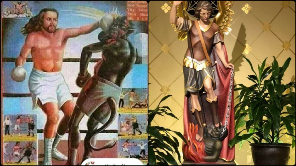 Pourquoi l'image de Dieu chez les Chrétiens est-elle blanche et le diable noir