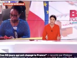 Sibeth Ndiaye cigarette à la bouche