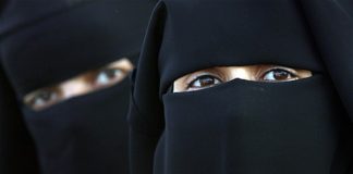 la burqa et le masque covid19