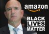 Amazon met une bannière Black Lives Matter sur leur site Web