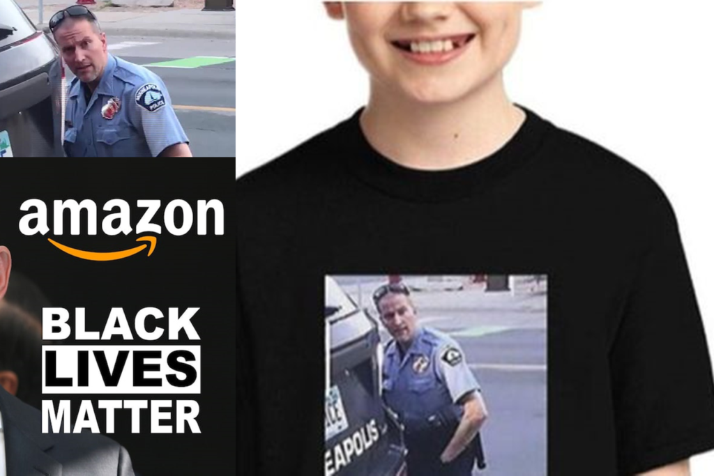 Amazon retire un T-shirt montrant la mort de George Floyd