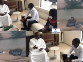 Hamed Bakayoko rencontre le héros Michel Malamou