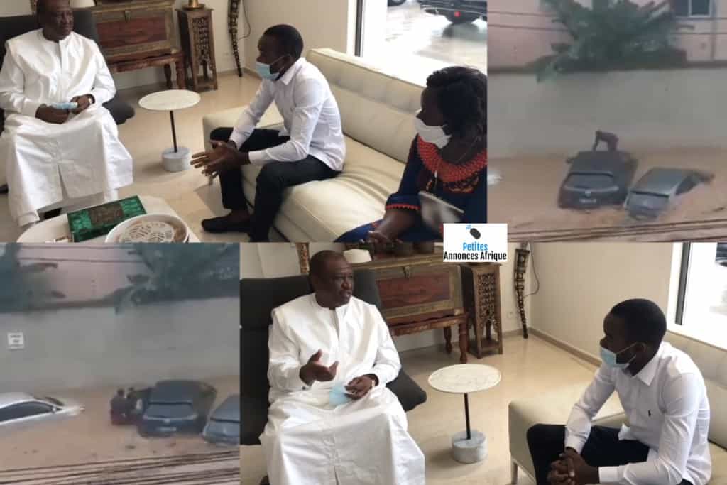 Hamed Bakayoko rencontre le héros Michel Malamou