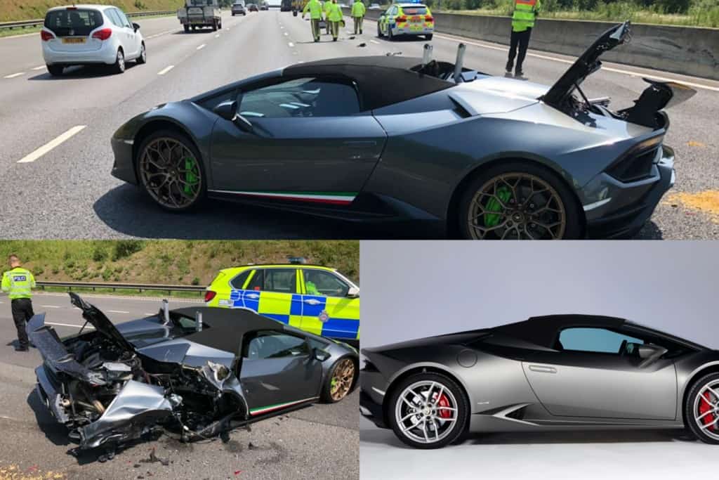 Il ecrase une Lamborghini de 200 000 £ à peine 20 minutes après l'avoir acheté