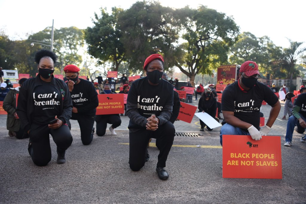 Julius Sello Malema, implore les Sud-Africains de ne pas s'engager dans des activités xénophobes