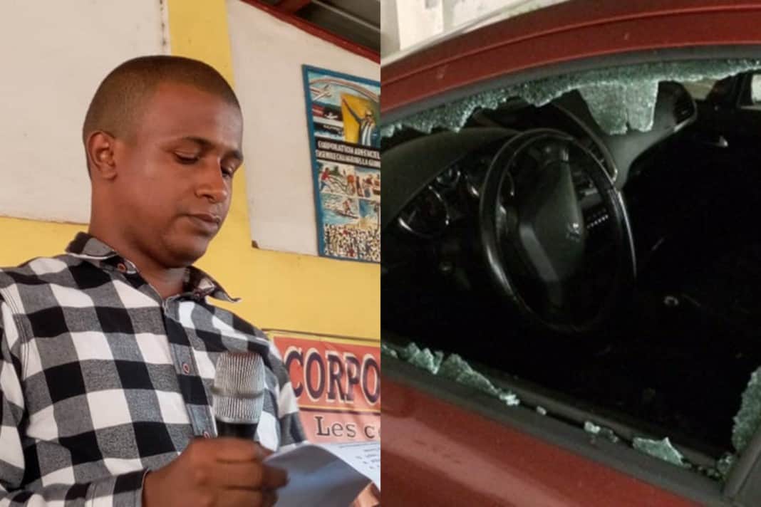 Le ministre de la défense d’Alpha Condé sur Facebook bastonné et sa voiture saccagée (vidéo)