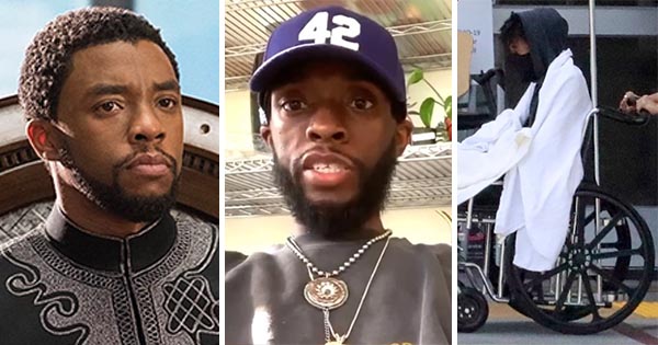 L'acteur Chadwick Boseman précipité aux urgences dans un fauteuil roulant avec une perte de poids notable.