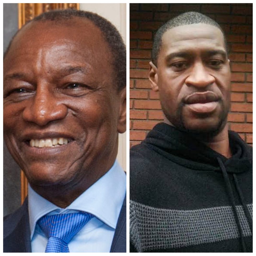 Meurtre de George Floyd: le président Guinéen Alpha Condé condamne et demande justice