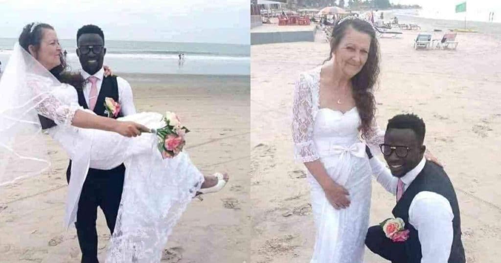 Un jeune homme ghanéen épouse une vieille