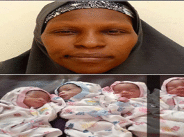 Une mère nigériane de 34 ans vient de donner naissance à des quadruplés