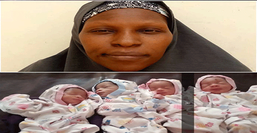 Une mère nigériane de 34 ans vient de donner naissance à des quadruplés