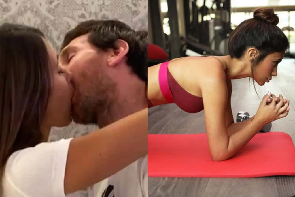 Antonela Roccuzzo l'épouse de Lionel Messi en bikini