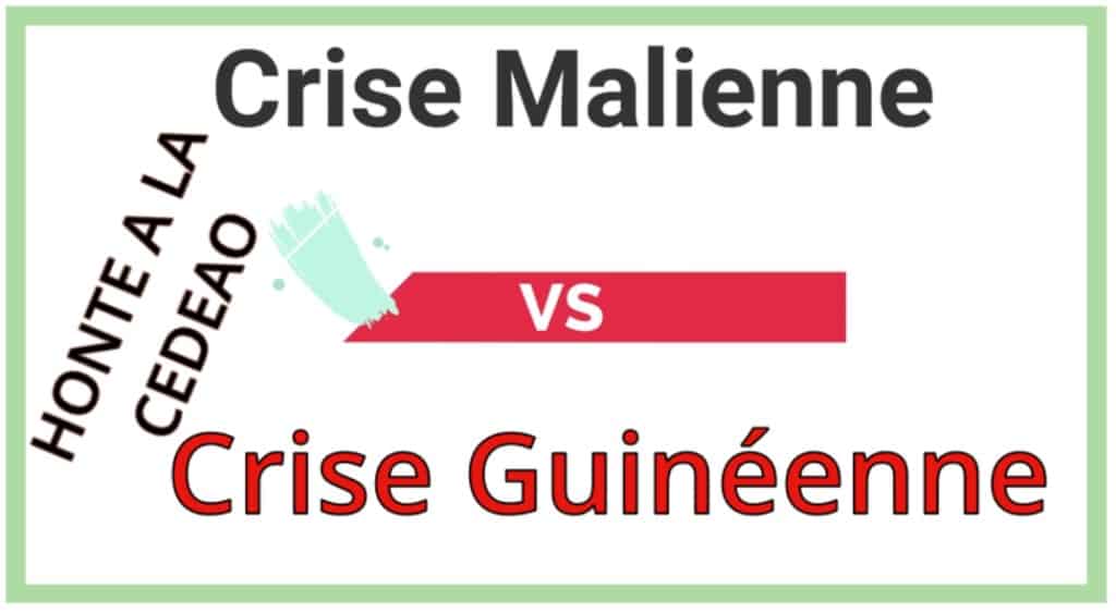 Crise Malienne vs Crise Guinéenne