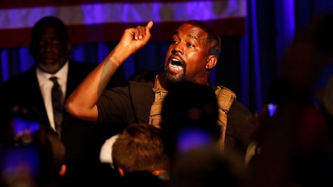 Kanye West lance sa campagne pour l'élection présidentielle