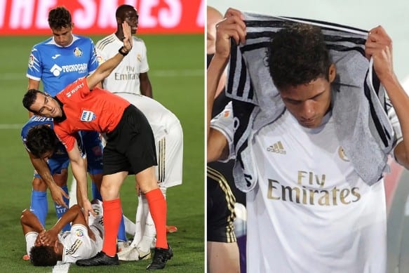 Raphaël Varane du Real Madrid va mieux