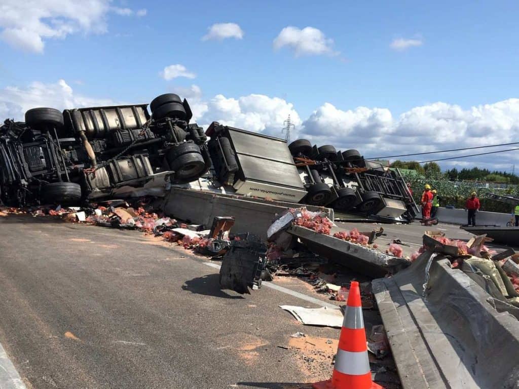 accident a drôme A7 autoroute