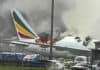 Un avion cargo d'Ethiopian Airlines prend feu en Chine