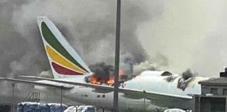 Un avion cargo d'Ethiopian Airlines prend feu en Chine