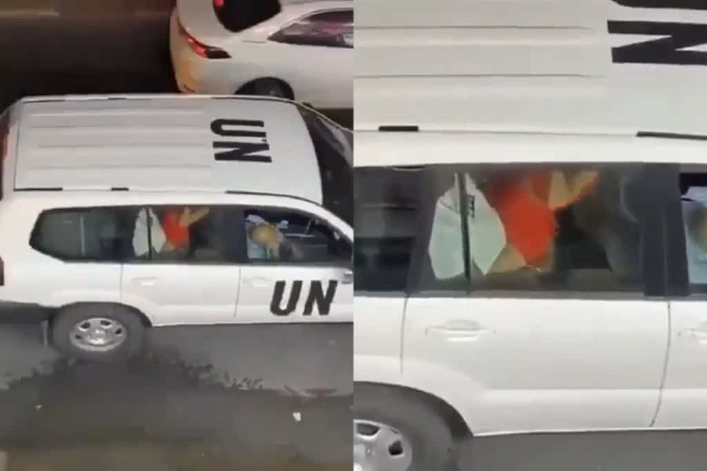 relations sexuelles dans une voiture officielle de l'ONU