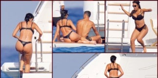 Georgina Rodriguez en bikini avec Cristiano Ronaldo