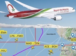 L'espagne ferme son espace aérien pour les vols Marocains