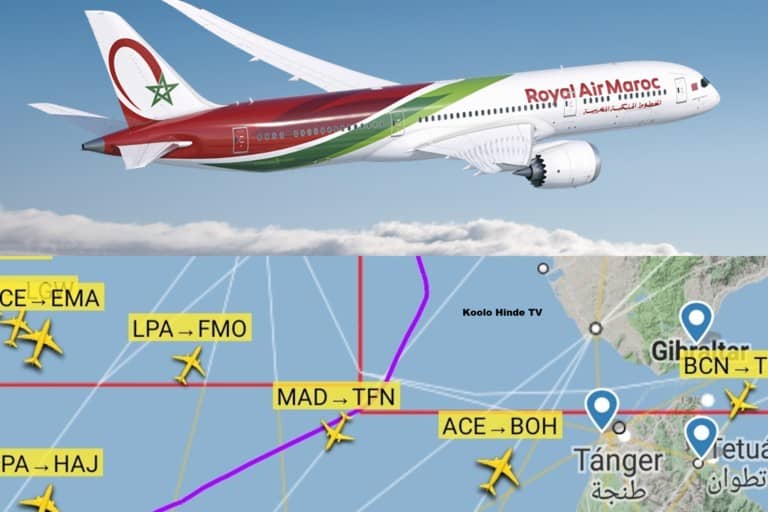 L'espagne ferme son espace aérien pour les vols Marocains