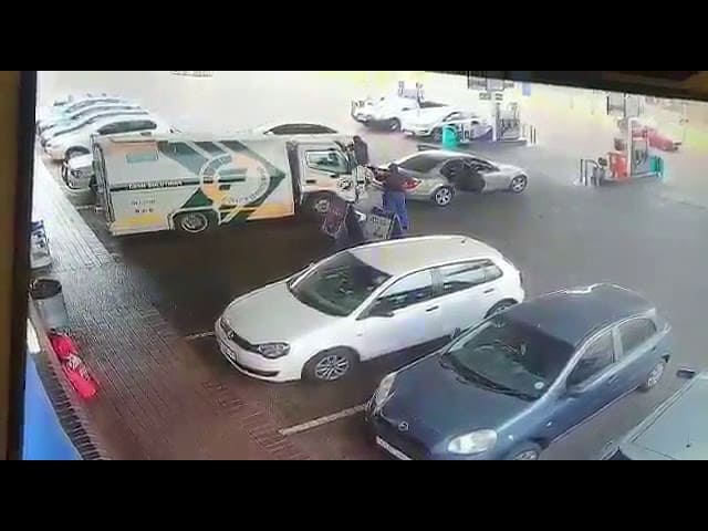 Braquage d’un fourgon à Johannesburg Afrique du Sud