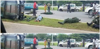 côte d'Ivoire camion militaires fait un accident