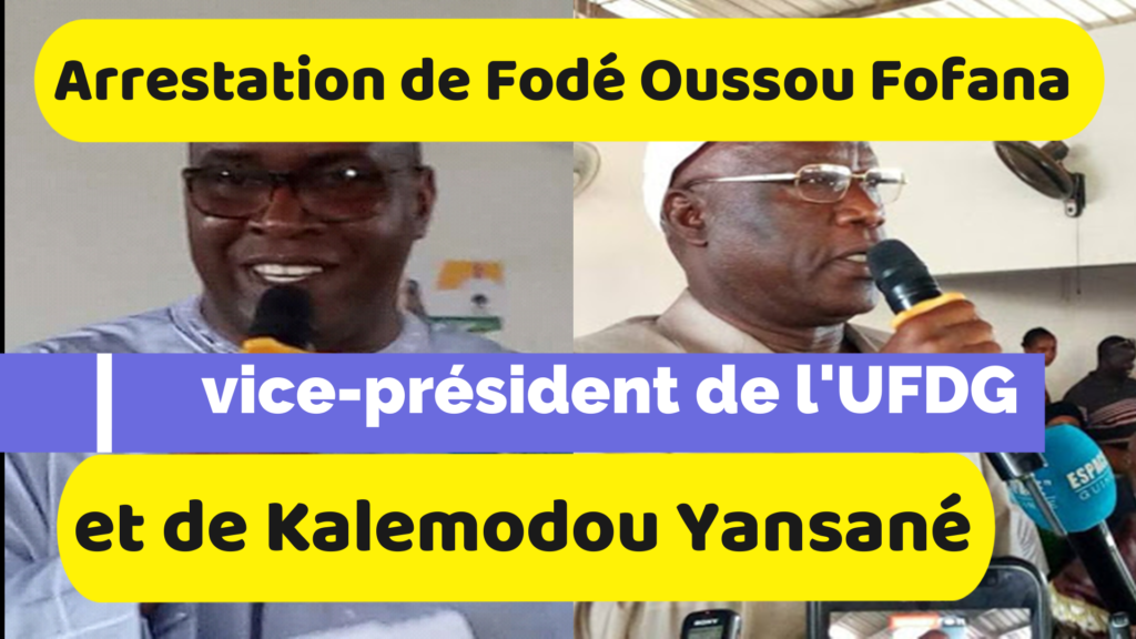 arrestation de fodé oussou fofana