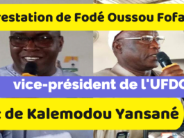 arrestation de fodé oussou fofana
