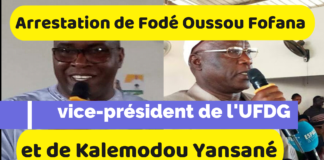 arrestation de fodé oussou fofana