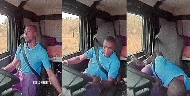 hommes armés tirent chauffeur camion