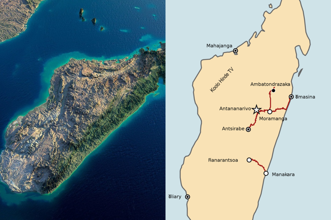 Madagascar est en train de se séparer en petites îles