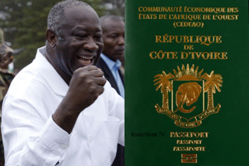 passeport diplomatique pour Laurent Gbagbo