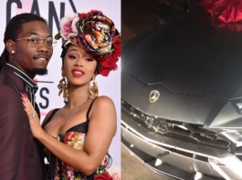 Cardi B offre une Lamborghini à son mari offset