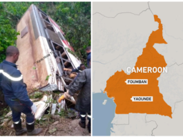 accident de bus au Cameroun