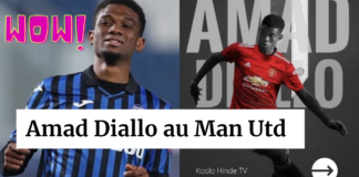 Signature de l'ivoirien Amad Diallo au Manchester United