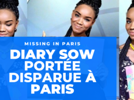 Diary Sow portée disparue à paris