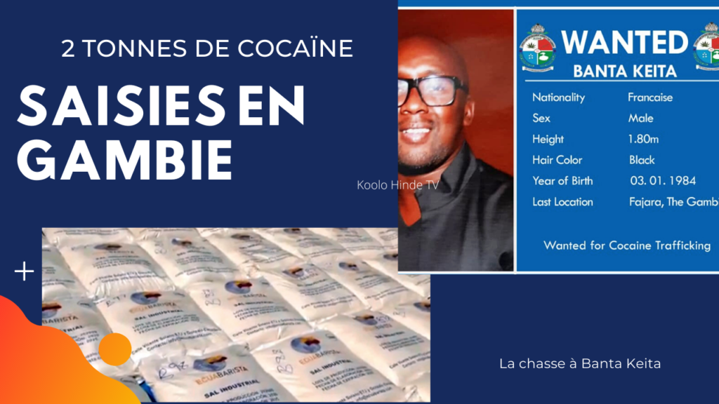 deux tonnes de cocaïne saisie en Gambie