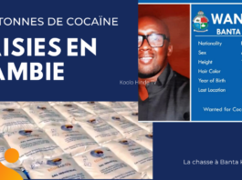 deux tonnes de cocaïne saisie en Gambie