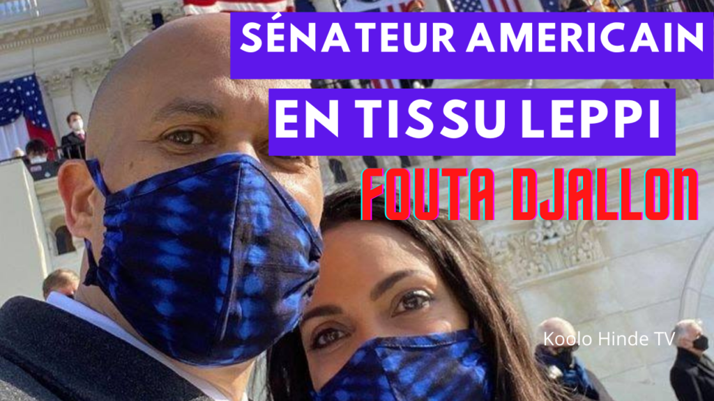 Un sénateur americain porte un masque en tissu leppi