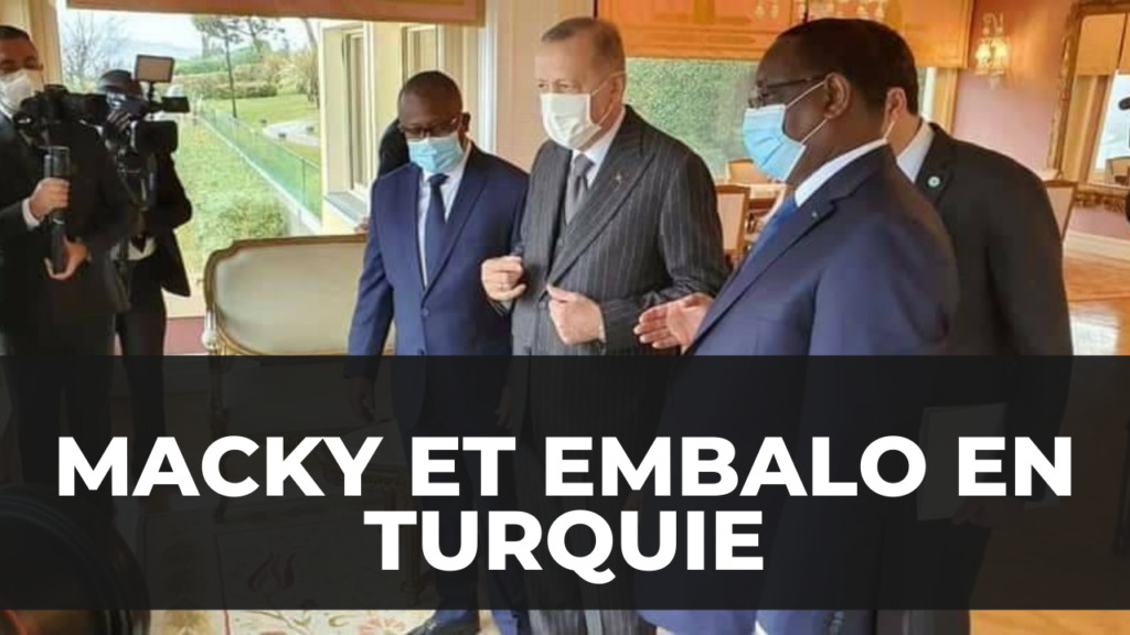 Macky Sall et Umaro Sissco Embalo en Turquie