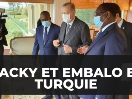 Macky Sall et Umaro Sissco Embalo en Turquie