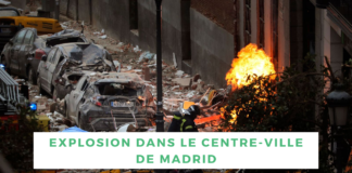 Explosion dans le centre de Madrid