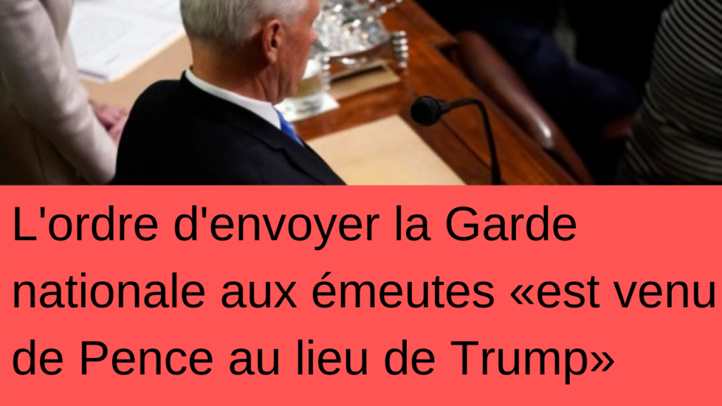 Envoyoie de la Garde nationale aux émeutes