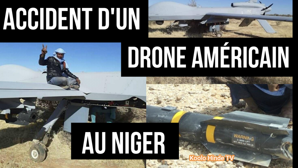 Accident d'un drone américain au Niger