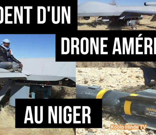 Accident d'un drone américain au Niger