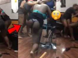 Deux filles se battent pour un homme